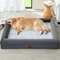 Cama para cães WNPETHOME XXXL, lavável, impermeável, ortopédica, 140 libras Cama para cães WNPETHOME XXXL, lavável, impermeável, ortopédica, 140 libras