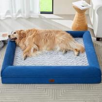 Cama para cães WNPETHOME XXXL, lavável, impermeável, ortopédica, 140 libras