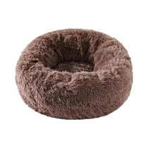 Cama Para Gatos Em Pelúcia Sintética, Formato Donut, Macia, Lavável E Quente, Almofada Para Cães E Cama Para Gatos Em Pelúcia Sintética, Formato Donut, Macia, Lavável E Quente, Almofada Para Cães E