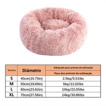 Cama Para Gatos Em Pelúcia Sintética, Formato Donut, Macia, Lavável E Quente, Almofada Para Cães E Cama Para Gatos Em Pelúcia Sintética, Formato Donut, Macia, Lavável E Quente, Almofada Para Cães E