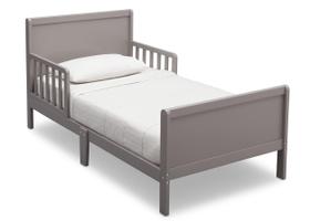 Cama para Niños Pequeños Delta Children Fancy Wood Gris 140x76x67 cm Cama para Niños Pequeños Delta Children Fancy Wood Gris 140x76x67 cm