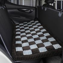 Cama para Perro HAPYFOST para Asiento Trasero de Coche, Antideslizante y Lavable, Gris