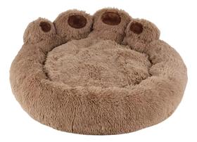 Cama para Pet Antiestresse de Pelúcia Formato Patinha, Ultra Macia, para Cães e Gatos Cama para Pet Antiestresse de Pelúcia Formato Patinha, Ultra Macia, para Cães e Gatos