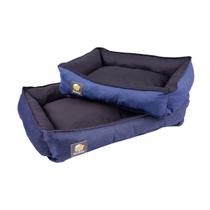 Cama para Pet Cachorro Gato Tam M ou G - Cor Jeans e Preto Dupla face com Zíper Caminha confortável cães médio e grande Cama para Pet Cachorro Gato Tam M ou G - Cor Jeans e Preto Dupla face com Zíper Caminha confortável cães médio e grande