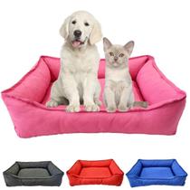 Cama Para Pet Retangular G Tactel Com Zíper