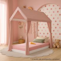 Cama para quarto de bebê Montessoriana Castelo Encantado Multimóveis 150x70 Cama para quarto de bebê Montessoriana Castelo Encantado Multimóveis 150x70