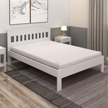 Cama para Quarto de Casal 146x196cm Branco Tecno Mobili