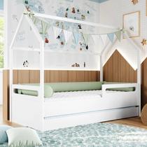 Cama para Quarto Infantil com Casinha Tivoli Branco