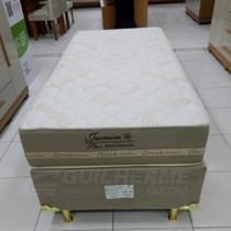Cama Para Solteiro Conjunto Box 188x88 Base + Colchão de Molas ensacadas