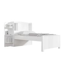 Cama Para Solteiro Milênio - D' Doro Branco Cama Para Solteiro Milênio - D' Doro Branco