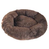 Cama Pelúcia Pet Cachorro Gato Marrom Nuvem P-M-G