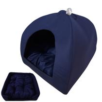 Cama Pet 2x1 Casinha Cabana Toca Iglu Almofada Cães Gato G