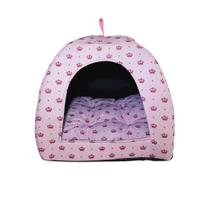 Cama Pet 2x1 Casinha Cabana Toca Iglu Almofada Cães Gato G Cama Pet 2x1 Casinha Cabana Toca Iglu Almofada Cães Gato G