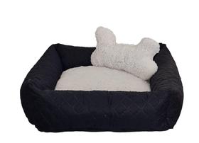 Cama Pet Apollo Impermeavel Média Preta - ComfortPet