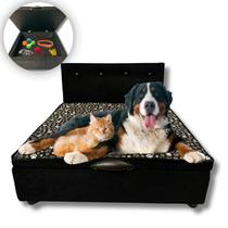 Cama Pet Bau Colchão Embutido para Cachorro e gato 60x60cm