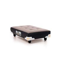 Cama Pet Bed Cinza/Preto 60x40x12cm - Castor Cama Pet Bed Cinza/Preto 60x40x12cm - Castor