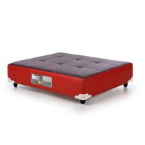 Cama Pet Bed Marrom/vermelho 100x80x19cm