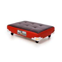 Cama Pet Bed Marrom/Vermelho 60x40x12cm - Castor Cama Pet Bed Marrom/Vermelho 60x40x12cm - Castor