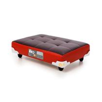 Cama Pet Bed Marrom/Vermelho 60x40x12cm - Castor