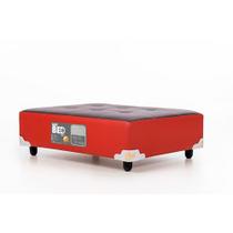 Cama Pet Bed Marrom/Vermelho 80x60x19cm - Castor Cama Pet Bed Marrom/Vermelho 80x60x19cm - Castor