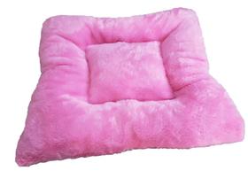 Cama Pet C/ZIPER Caminha de Pelúcia Cão Cães Gato Cachorro Colchonete 60x60 Rosa Cama Pet C/ZIPER Caminha de Pelúcia Cão Cães Gato Cachorro Colchonete 60x60 Rosa