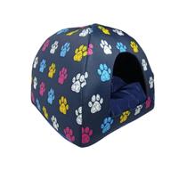 Cama Pet Cabana 2x1 Toca Iglu Impermeável