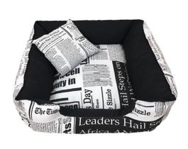 Cama Pet Cachorro Gato 60 X 60 Cm Com Zíper Jornal