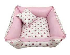 Cama Pet Cachorro Gato 60 X 60 Cm Com Zíper Princesa