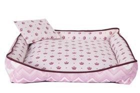 Cama Pet Cães ou Gatos Zig Rosa Tamanho: M Impermeável Cama Pet Cães ou Gatos Zig Rosa Tamanho: M Impermeável