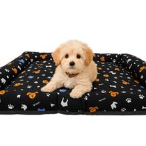 Cama Pet Caminha Colchonete Cachorro Gato Lavável Média com Zíper