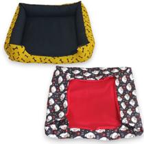 Cama pet com capa avulsa caminha G lavavel com ziper resistente