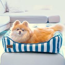 Cama Pet com zíper super confortável Cães e Gatos Estilo Listras Lilica Pet Cama Pet com zíper super confortável Cães e Gatos Estilo Listras Lilica Pet