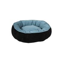 Cama Pet Comfy Preto/Azul 50x50x20cm Cama Pet Comfy Preto/Azul 50x50x20cm