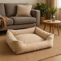 Cama Pet Confortável de Camurça Bege Ortobom