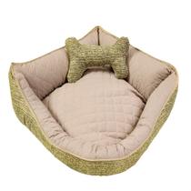 Cama Pet de Canto Luna Impermeável Extra Grande Avelã