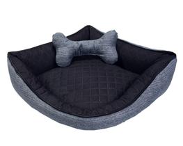 Cama Pet de Canto Luna Impermeável Grande Chumbo - ComfortPet