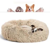 Cama pet donut nuvem pelucia redonda caminha peluciada ninho casinha casa colchonete cão gato toca Cama pet donut nuvem pelucia redonda caminha peluciada ninho casinha casa colchonete cão gato toca