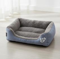 Cama Pet Felpuda Super Macia G Cinza