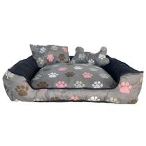 Cama Pet Gorgopet Gigante Quadrada Impermeável Variação: Billy Cinza Cama Pet Gorgopet Gigante Quadrada Impermeável Variação: Billy Cinza