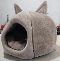 Cama Pet Iglu Toca do Gato , com almofada removível e lavável - DRICAOPET