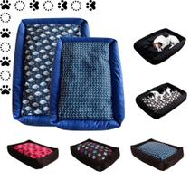 Cama Pet Impermeável Grande 100x87Cm e Media 70x50cm - 100 Lavável Confortável Para Cachorro Gato - VITORBABY