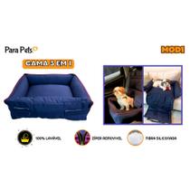 Cama Pet Impermeável para Sofá/Carro 3 em 1