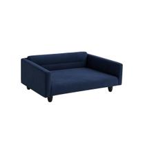 Cama Pet Kiara Descanso Premium 29cm X 78cm X 50cm Cor Azul-Marinho