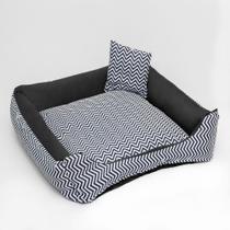 Cama Pet Luxo Impermeavel Extra Grande Collor Preto