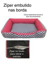 Cama Pet Macia de Algodão Estampada Retangular 50cm x 40cm