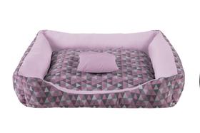 cama pet medio 60 x 50 caminha para cachorro fundo impermeavel com ziper toda volta
