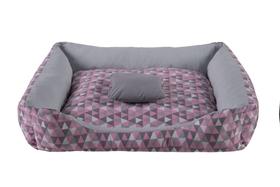 cama pet medio 60 x 50 caminha para cachorro fundo impermeavel com ziper toda volta