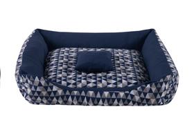 cama pet medio 60 x 50 caminha para cachorro fundo impermeavel com ziper toda volta