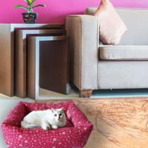 Cama Pet Para Cachorro E Gato tamanho 60x60 médio - Pet Elite