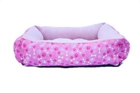 Cama Pet Para Cachorro Ou Gato Tamanho Médio 60cm x 60cm Rosa - ÉDECASAENXOVAIS